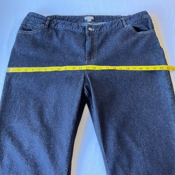 J. Jill Bootcut Stretch Dark Wash Jeans - Picture 4 of 9